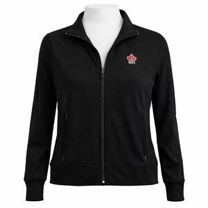 Size M Vintage Roots Black Zip Up Sweater Hoodie